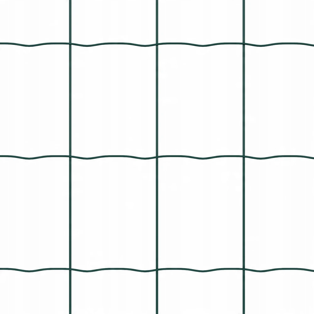 Euro tvora su smeigėmis 50 x 0,6 m PVC dengtas plienas Žalia