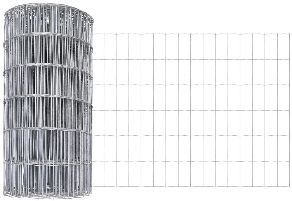Lauko Euro tvoros gruntinis tvirtinimas 25 x 0,8 m Sidabrinė