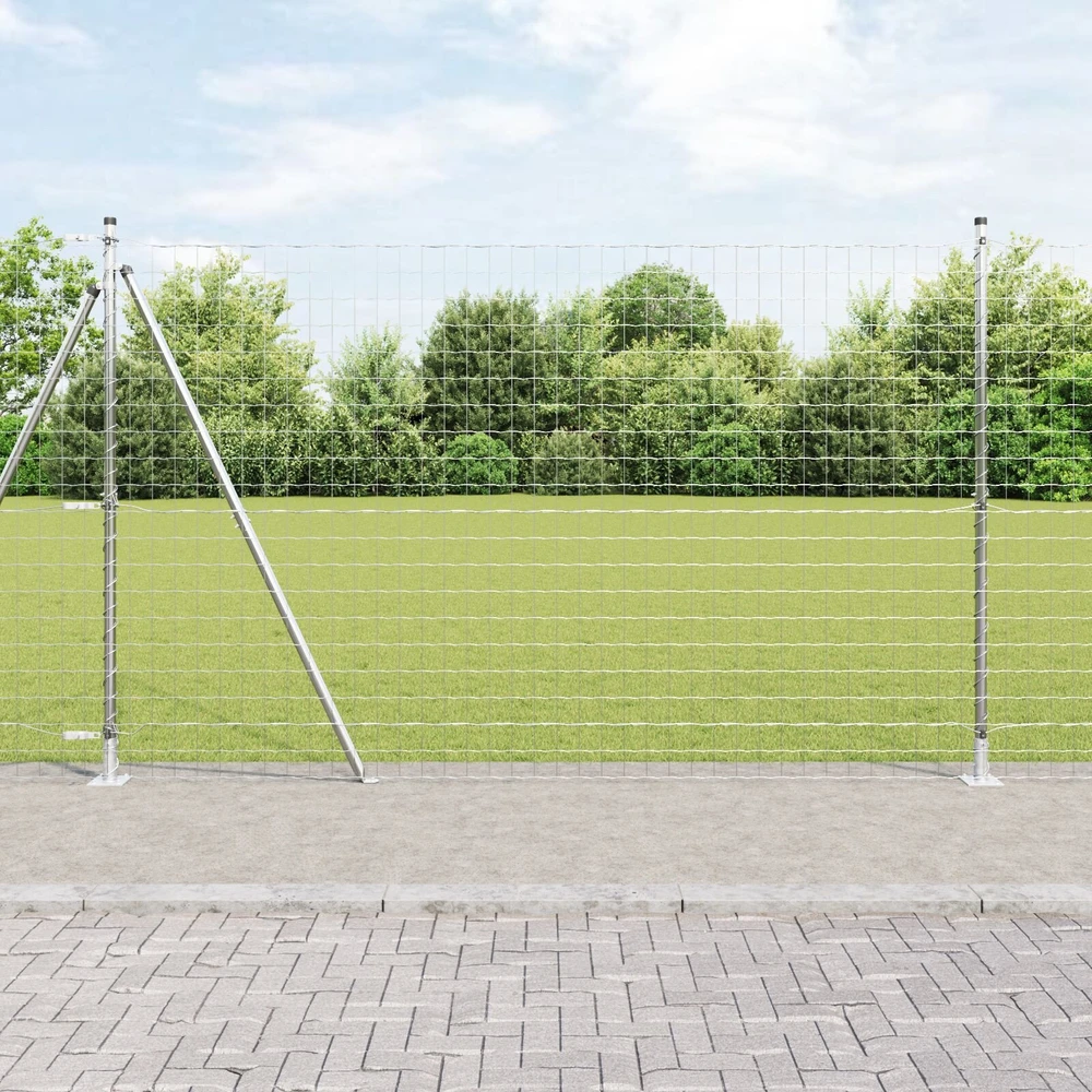 Eurų tvora su betono baze 10 x 1,4 m Galvanizuotas plienas