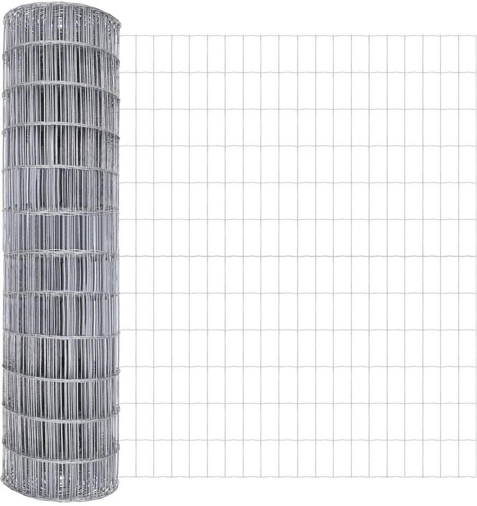 Lauko Euro tvoros su betono pagrindu 10 x 1,6 m Sidabrinė