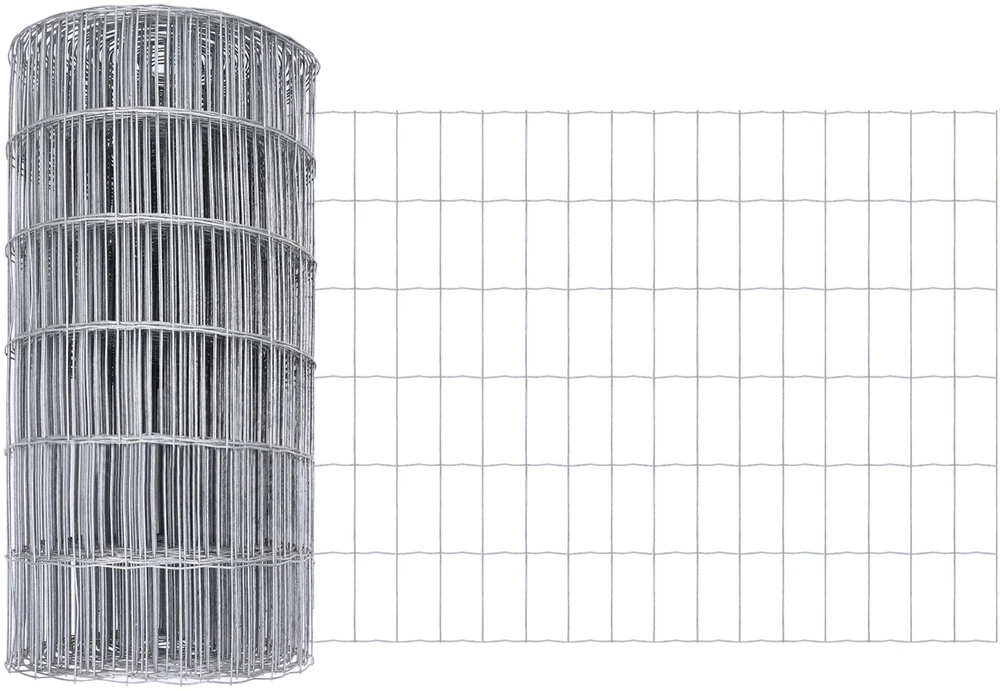 Lauko Euro tvoros su betono pagrindu 10 x 0,6 m Sidabrinė