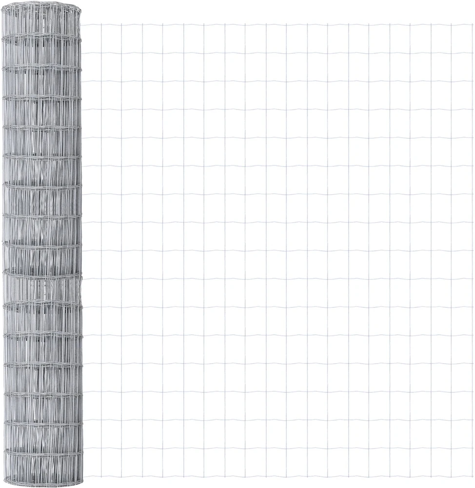 Lauko Euro tvoros su betono pagrindu 10 x 1,6 m Sidabrinė