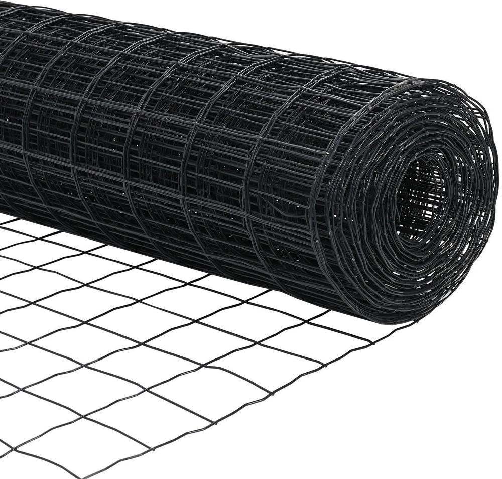 Euro tvoros žemės tvirtinimas 10 x 0,4 m PVC dengtas plienas