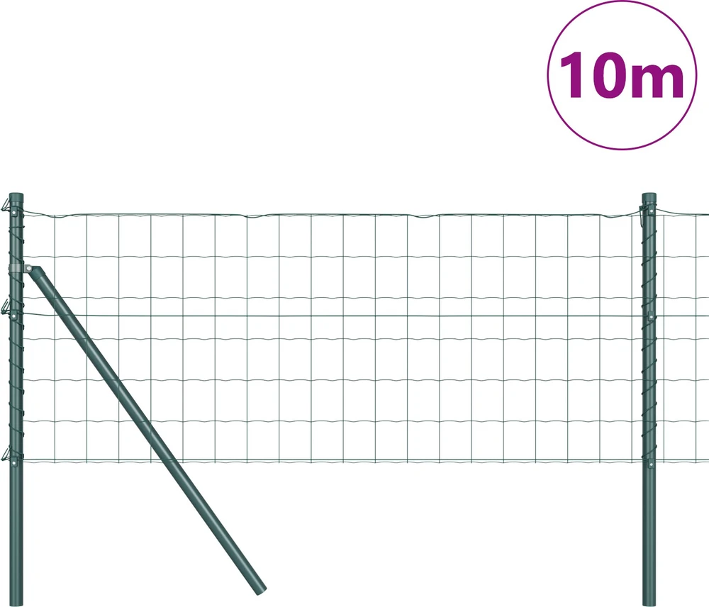 Euro tvoros žemės tvirtinimas 10 x 0,4 m PVC dengtas plienas