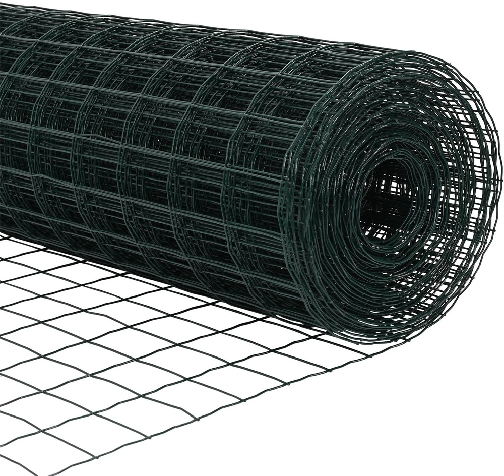 Euro tvoros žemės tvirtinimas 10 x 0,6 m PVC dengtas plienas