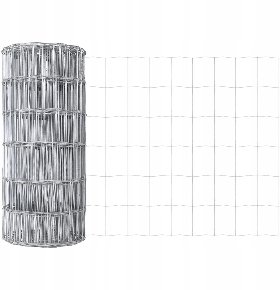 Lauko Euro tvoros gruntinis tvirtinimas 10 x 0,6 m Sidabrinė
