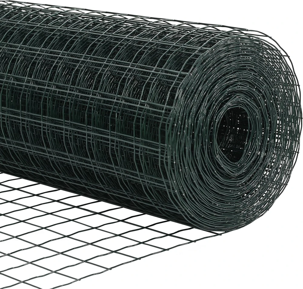 Euro tvoros žemės tvirtinimas 10 x 0,6 m PVC dengtas plienas