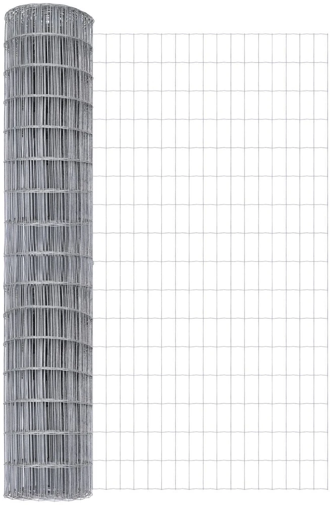 Lauko Euro tvoros gruntinis tvirtinimas 10 x 1,6 m Sidabrinė
