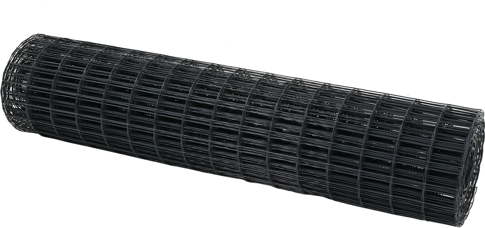 Euro tvora 1,4 x 10 m PVC padengta geležis Pilka