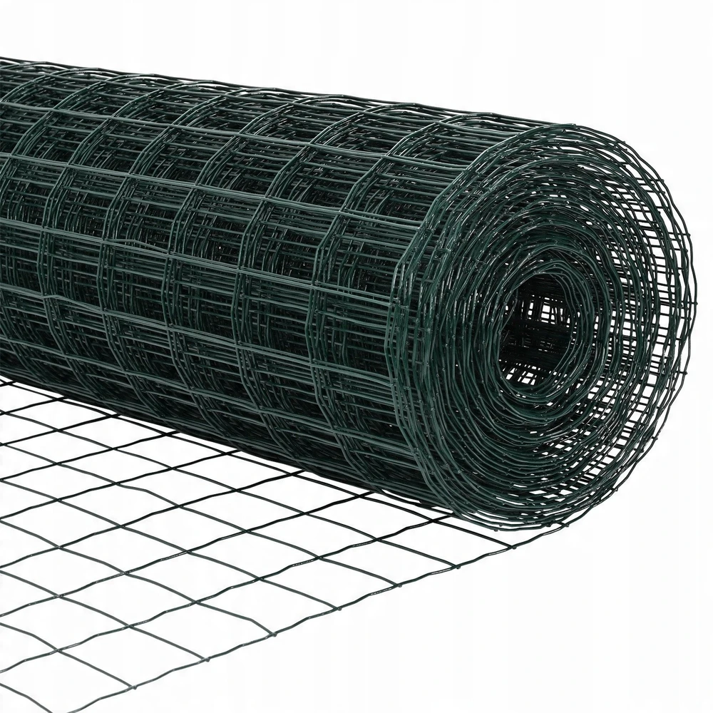 Euro tvora 0,8 x 25 m PVC padengta geležis Žalia