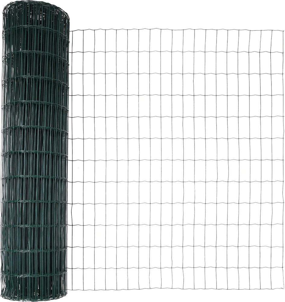 Euro tvora 1 x 25 m PVC padengta geležis Žalia