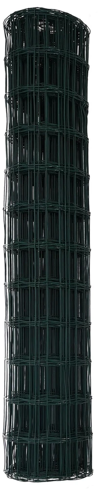 Euro tvora 1 x 25 m PVC padengta geležis Žalia