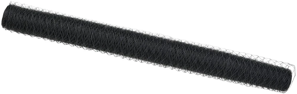 Heksagoninė tvora 1,5 x 50 m PVC Pilka