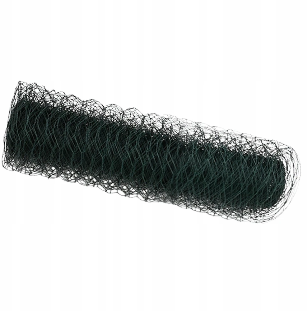Heksagoninė tvora 0,8 x 100 m PVC Žalia