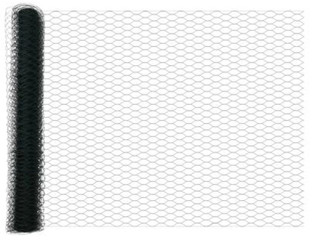 Hexagonal Fence with Post 100 x 1,4 m PVC dengtas plienas Žalia