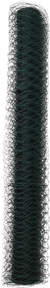 Heksagoninė tvora 1,4 x 25 m PVC Žalia