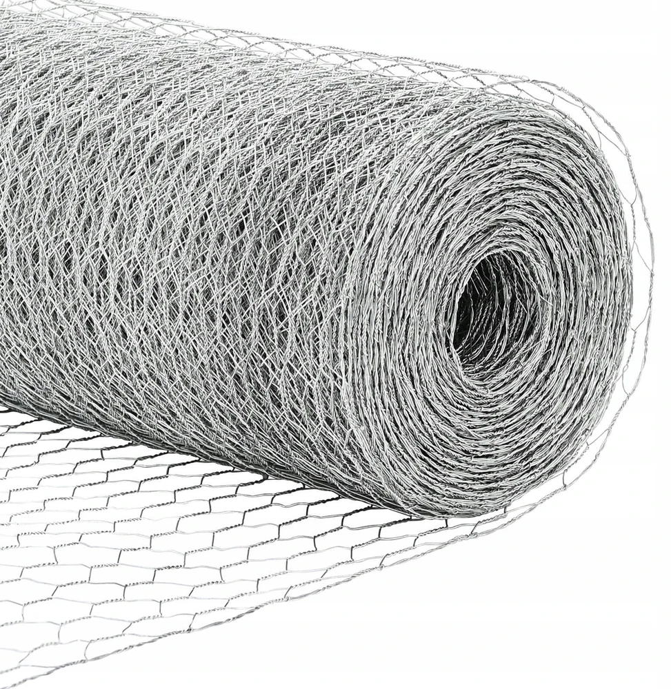 Hexagonal Fence with Post 10 x 1 m Galvanizuotas plienas