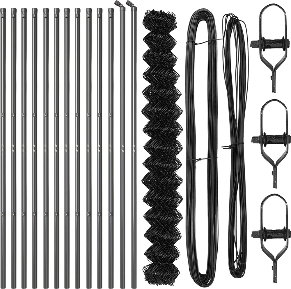 Grandinės tvoros tvirtinimas 25 x 1,5 m PVC dengtas plienas
