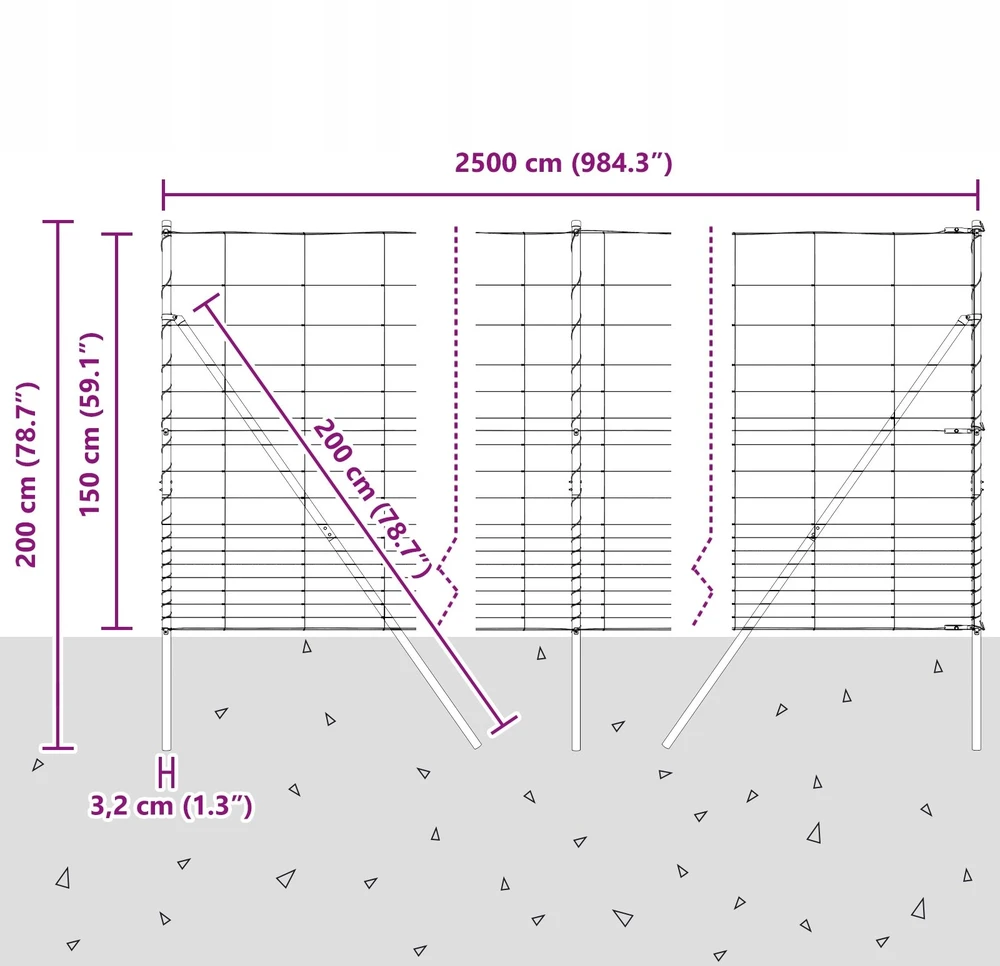 Pagrindo Suvirintas Vielos Tvora 25 x 1,5 m Sidabrinė Tinklelis