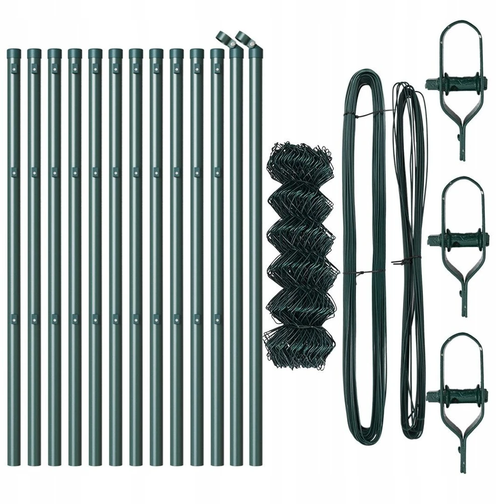 Grandinės tvoros tvirtinimas 25 x 0,4 m PVC dengtas plienas