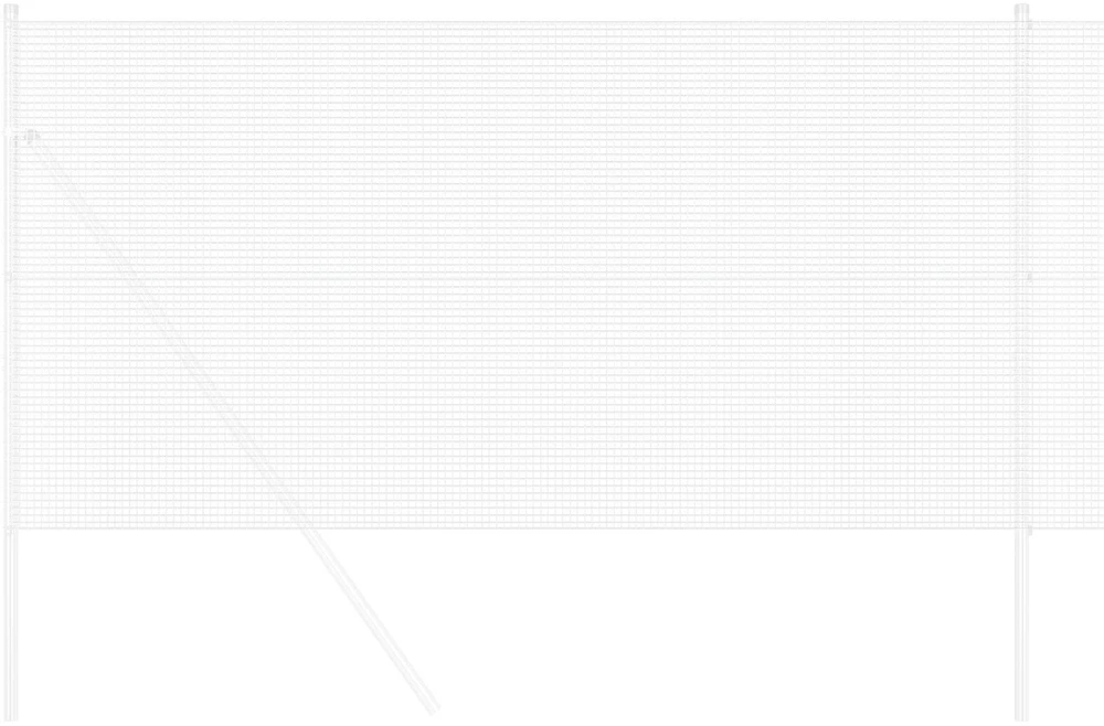Suvirinto vielos tvoros 5000 x 140 cm Sidabro