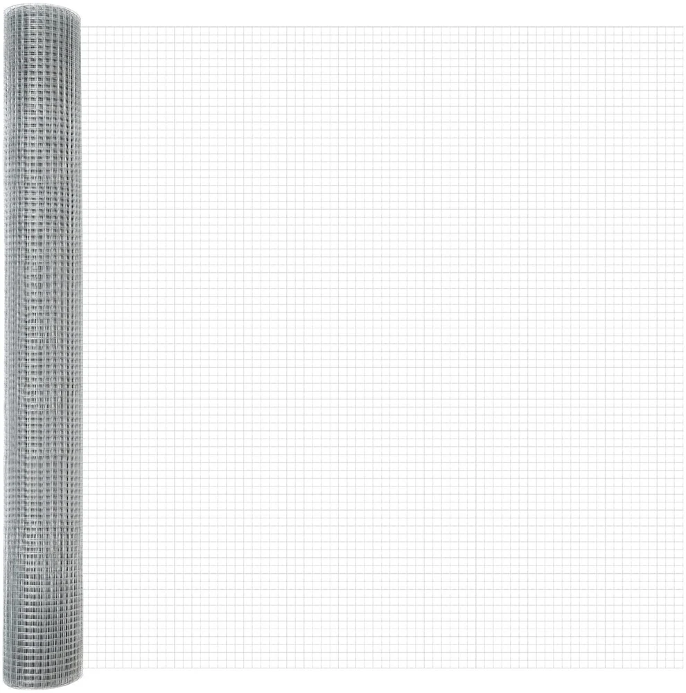 Suvirinto vielos tvoros 5000 x 140 cm Sidabro