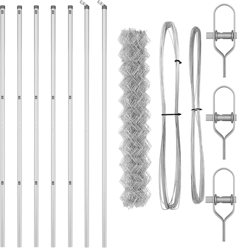 Grandinės tvoros tvirtinimas 10 x 1,5 m Galvanizuotas plienas