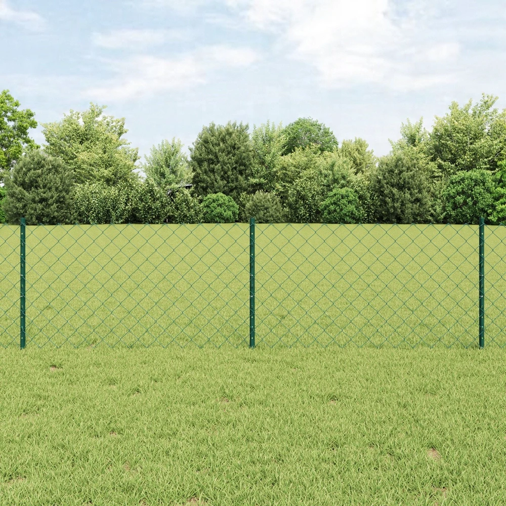 Grandininės tvoros su stulpeliu 10 x 0,6 m PVC dengtas plienas