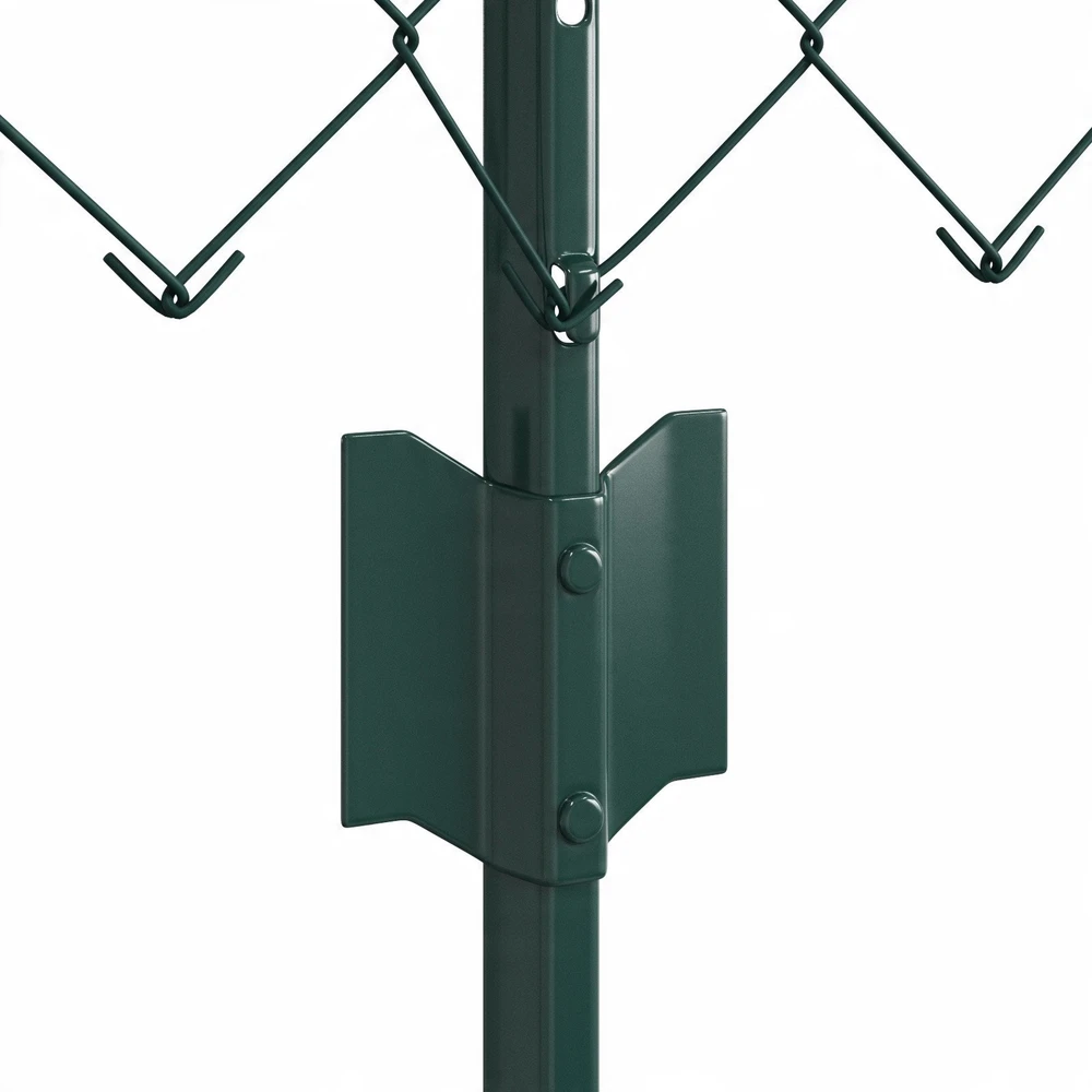 Grandininės tvoros su stulpeliu 10 x 0,6 m PVC dengtas plienas