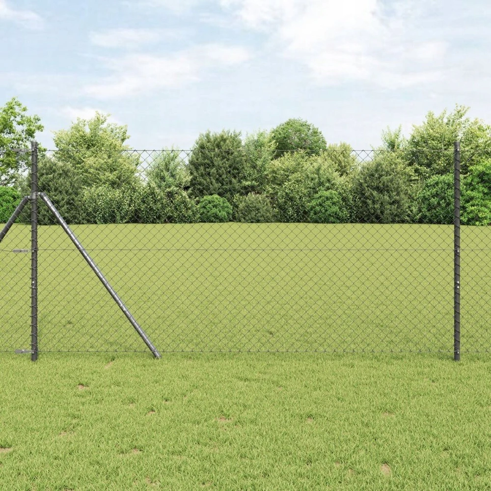 Grandinės tvoros tvirtinimas 10 x 1,2 m PVC dengtas plienas