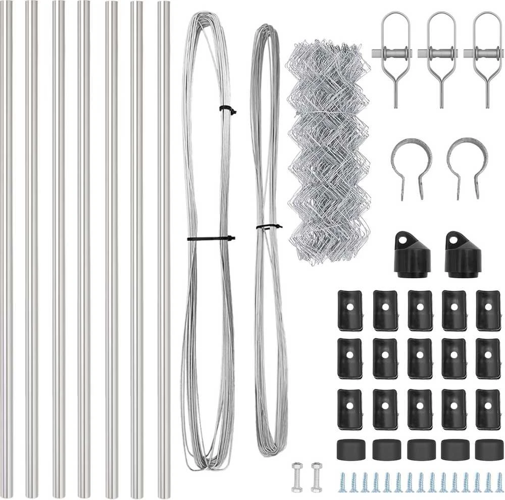 Grandinės tvoros tvirtinimas 10 x 0,4 m Galvanizuotas plienas