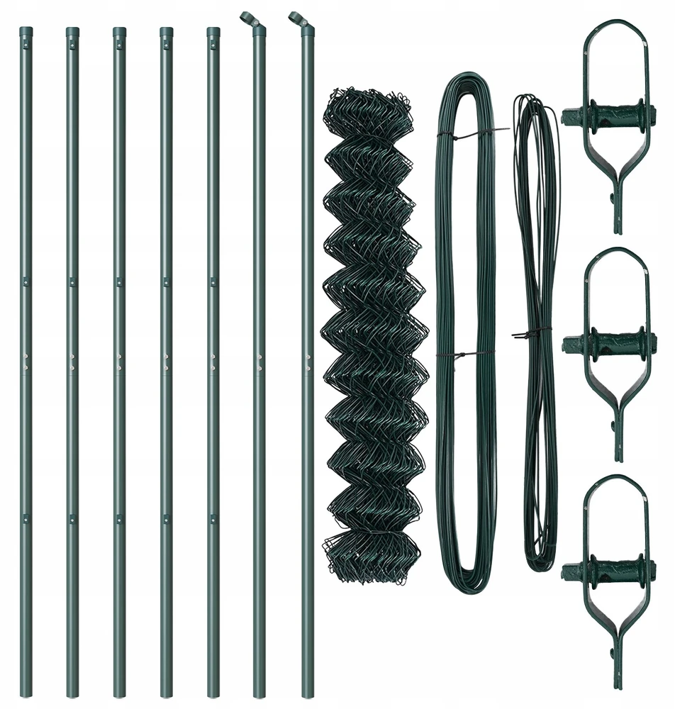 Grandinės tvoros tvirtinimas 10 x 1,2 m PVC dengtas plienas