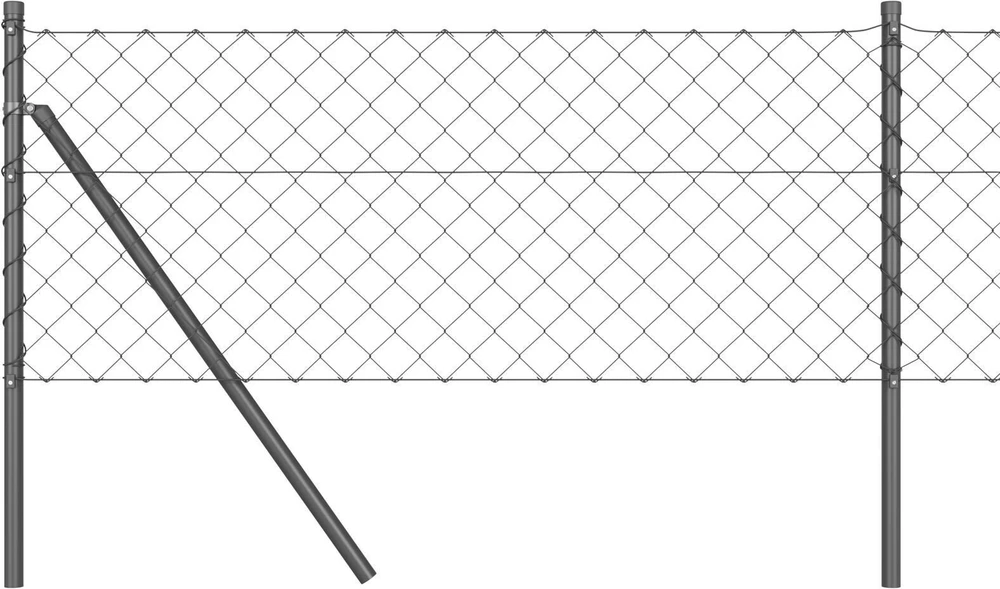 Grandinės tvoros tvirtinimas 25 x 0,4 m PVC dengtas plienas