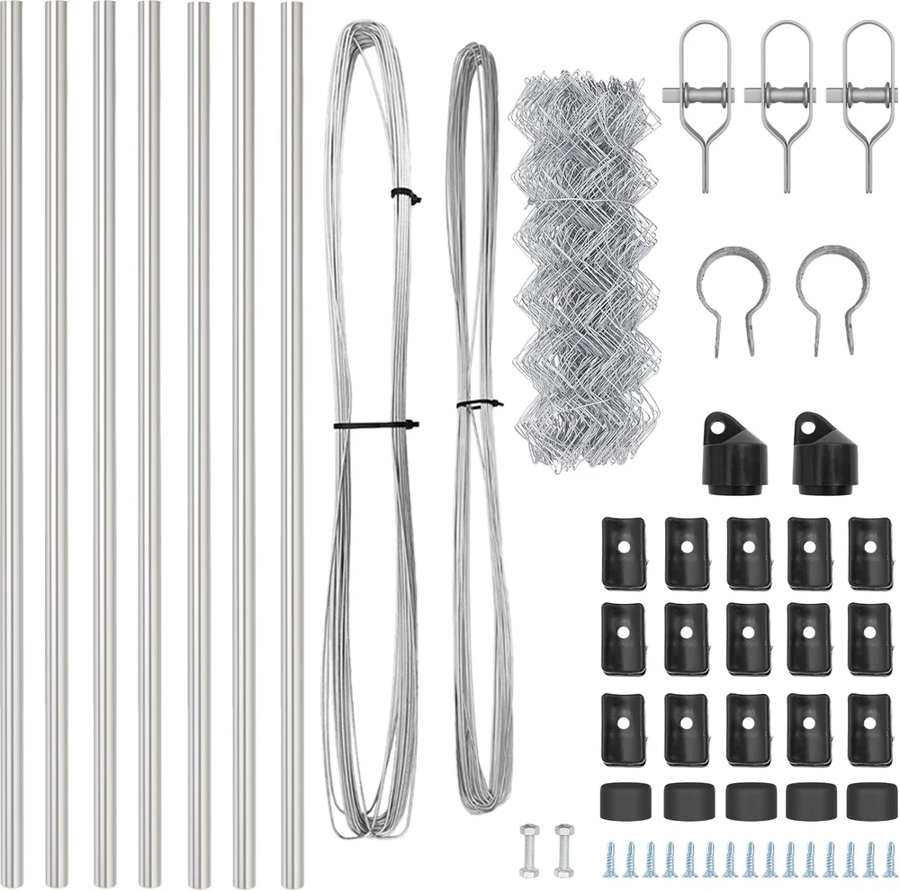 Grandinės tvoros tvirtinimas 10 x 0,6 m Galvanizuotas plienas