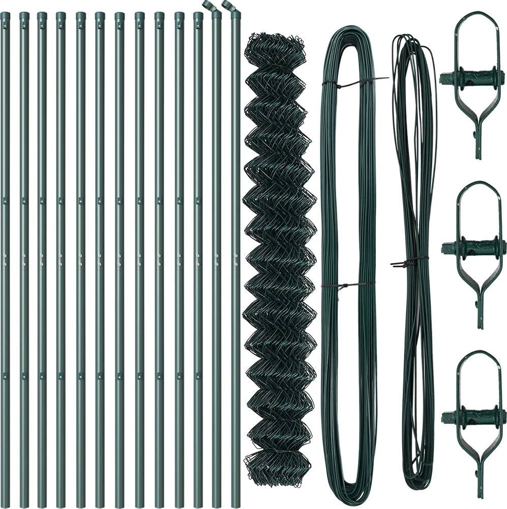 Grandinės tvoros tvirtinimas 25 x 1,6 m PVC dengtas plienas