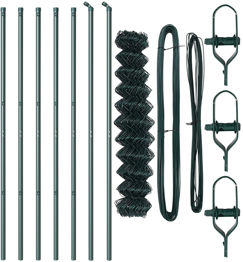 Grandinės tvoros tvirtinimas 10 x 1,4 m PVC dengtas plienas