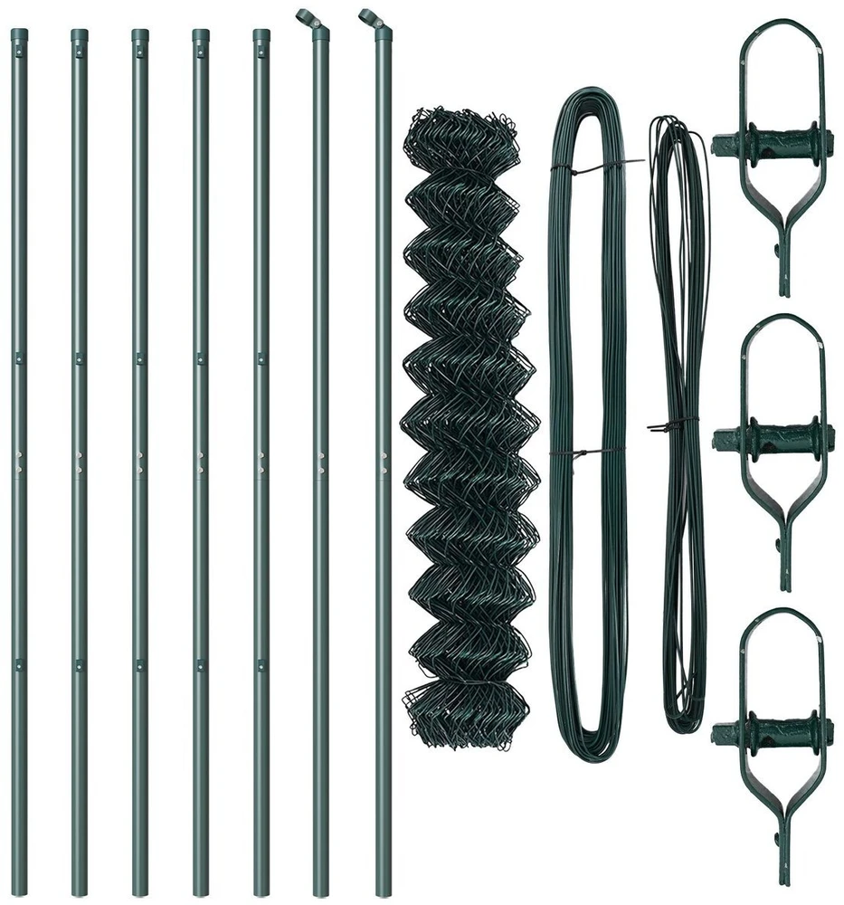Grandinės tvoros tvirtinimas 10 x 1,5 m PVC dengtas plienas