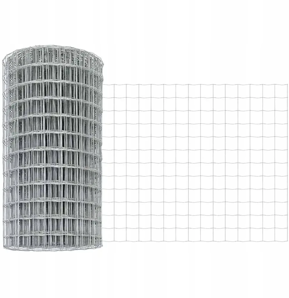 Lauko Euro tvoros gruntinis tvirtinimas 25 x 0,4 m Sidabrinė