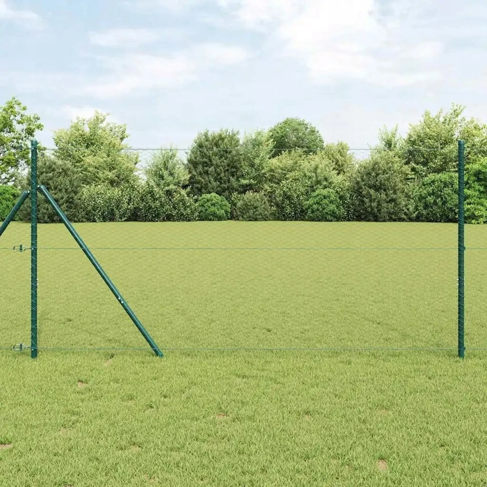 Heksagonalinė tvoros tvirtinimo sistema 50 x 1,2 m Pilka