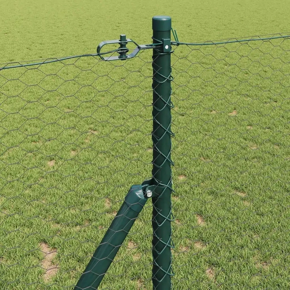 Heksagonalinė tvoros tvirtinimo sistema 50 x 1,2 m Pilka