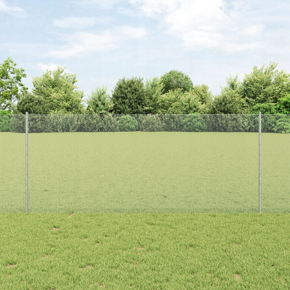 Hexagonal Fence with Post 25 x 1 m Galvanizuotas plienas