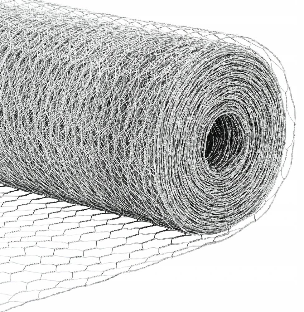 Hexagonal Fence with Post 10 x 0,4 m Galvanizuotas plienas