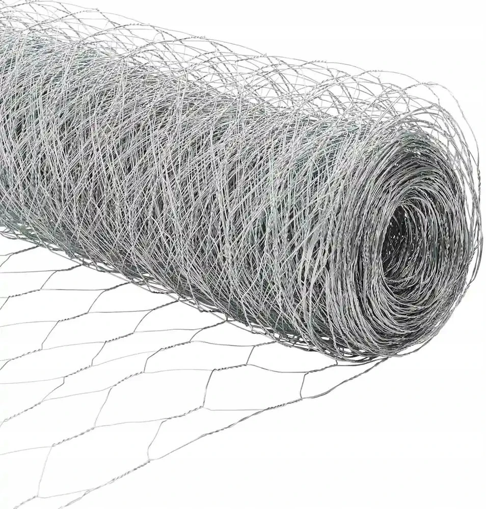 Hexagonal Fence with Post 10 x 0,5 m Galvanizuotas plienas