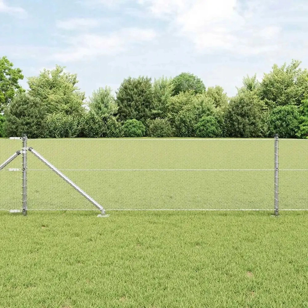Hexagonal Fence with Post 25 x 0,6 m Galvanizuotas plienas