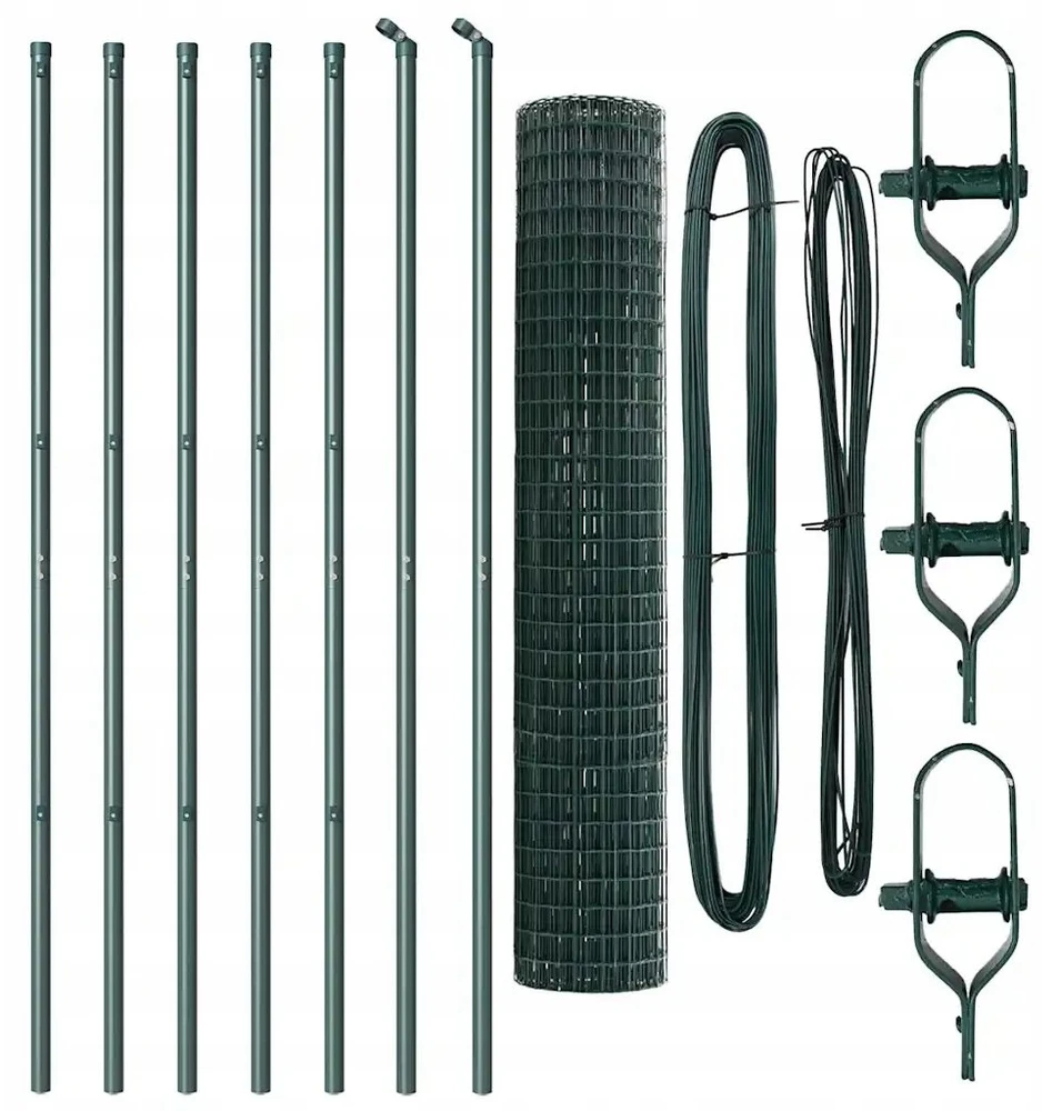 Euro tvoros žemės tvirtinimas 10 x 1,5 m PVC dengtas plienas
