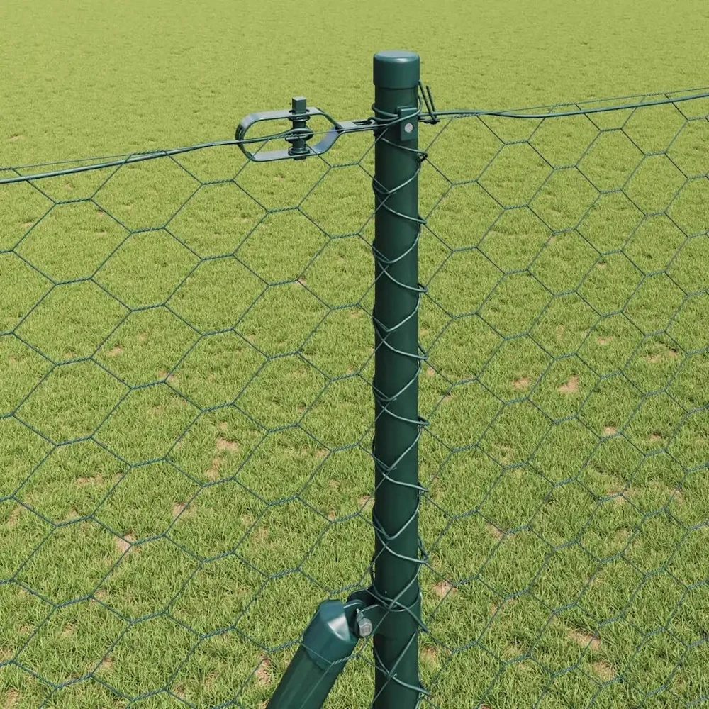 Heksagonalinė tvoros tvirtinimo sistema 10 x 1,6 m Žalia