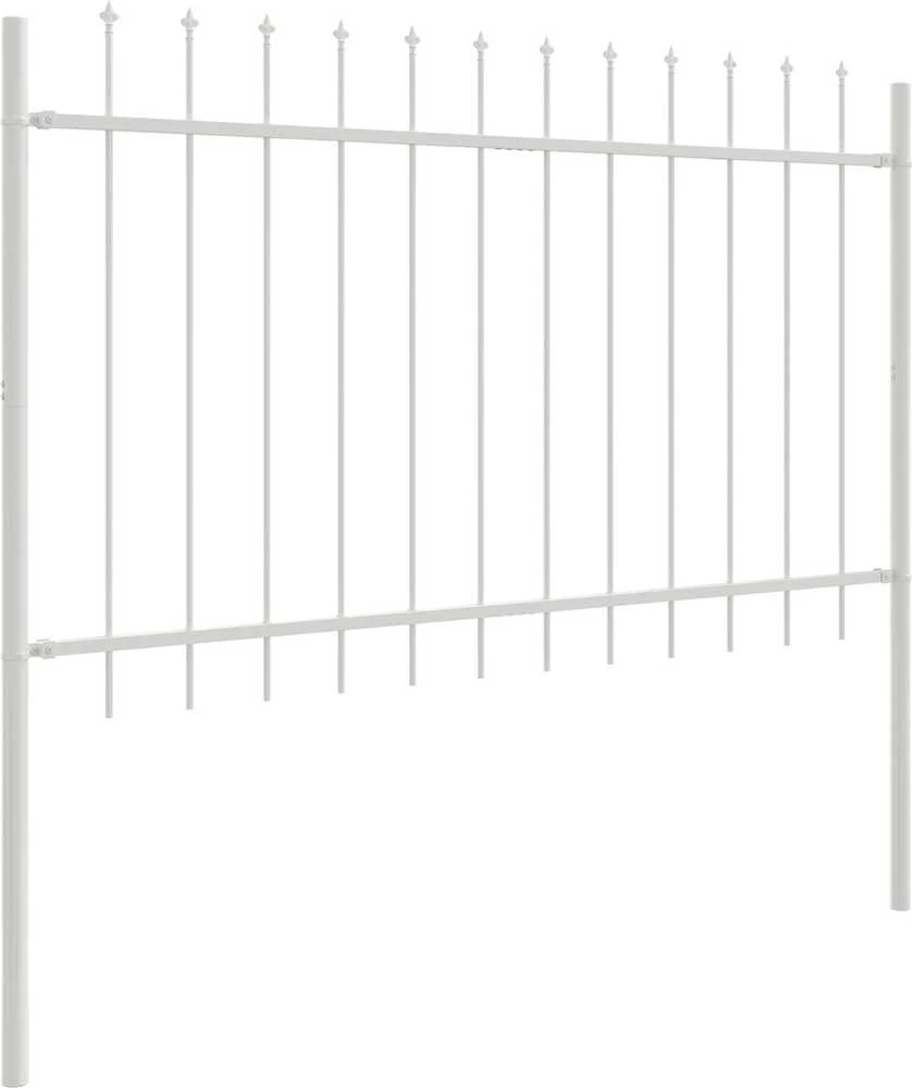 Sodo tvora WOERDEN 2 vnt. 3,4 x 1,2 m Miltelinis plienas Balta