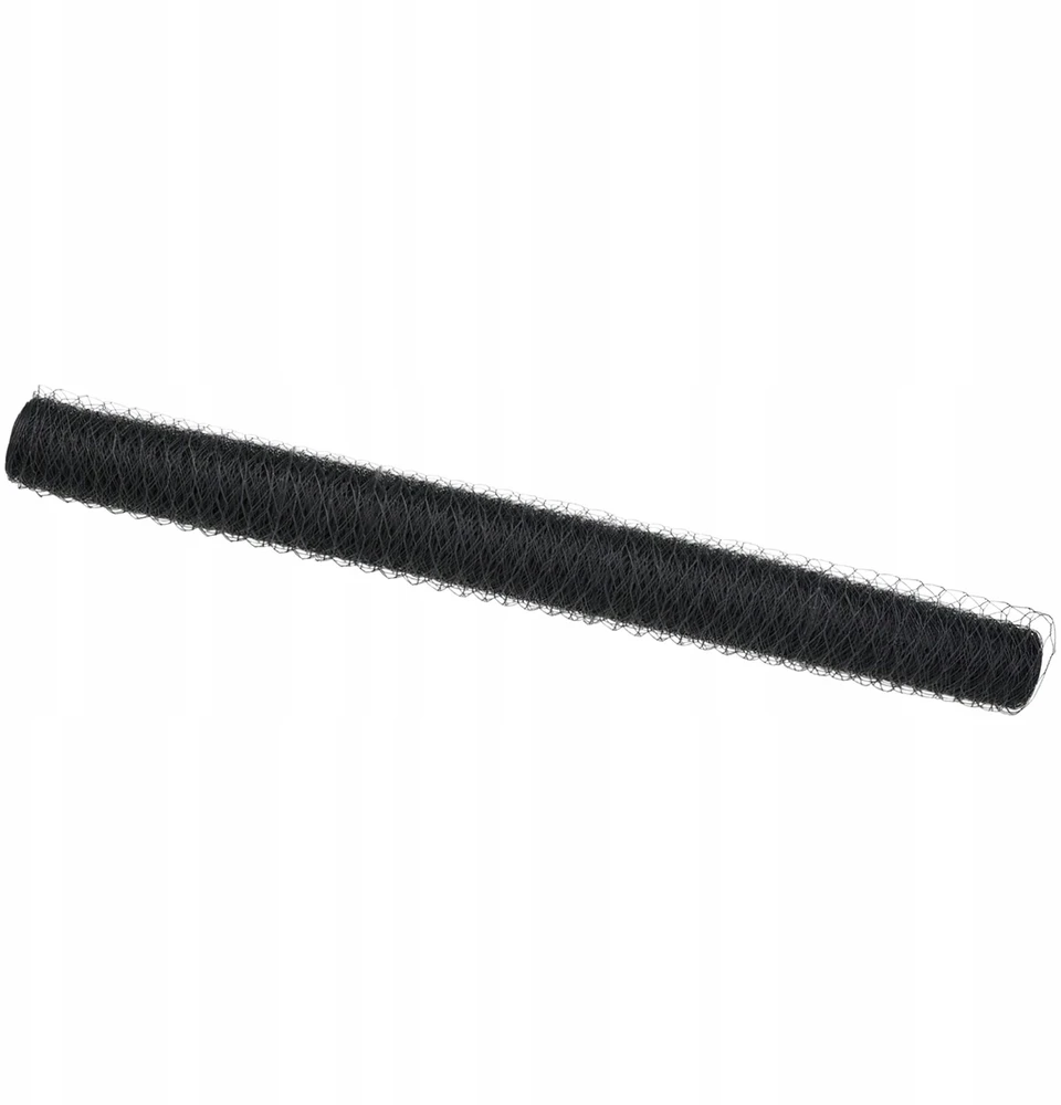 Heksagoninė tvora 1,6 x 25 m PVC Pilka