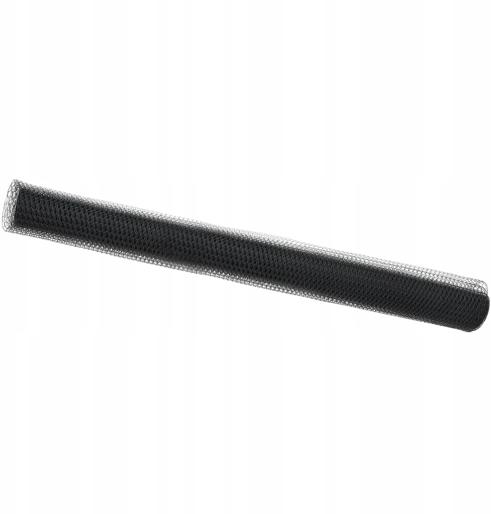 Heksagoninė tvora 1,6 x 25 m PVC Pilka