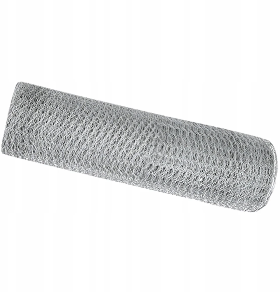 Heksagoninė tvora 0,6 x 50 m Galvanizuotas plienas Sidabrinė